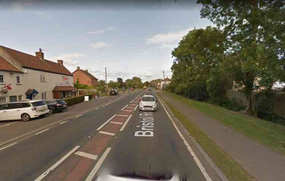 The A38 in Rooksbridge - see today's mobile speed camera locations (Photo: Google Street View)