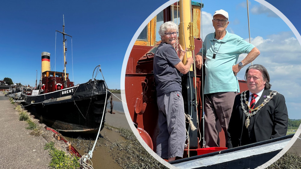 The Steam Tug Brent Art Show will feature 40 artworks created by local entrants, including six works by the Maldon Town Mayor to be sold at auction to raise funds for the Brent's upkeep. (Photos: Ben Shahrabi)