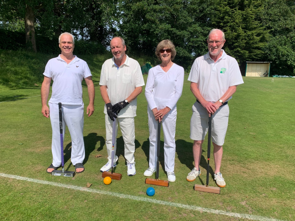 From left - Phil Mander, Tony Watmore, Elizabeth Thomson and Ian Robertson (image via KTSCC)