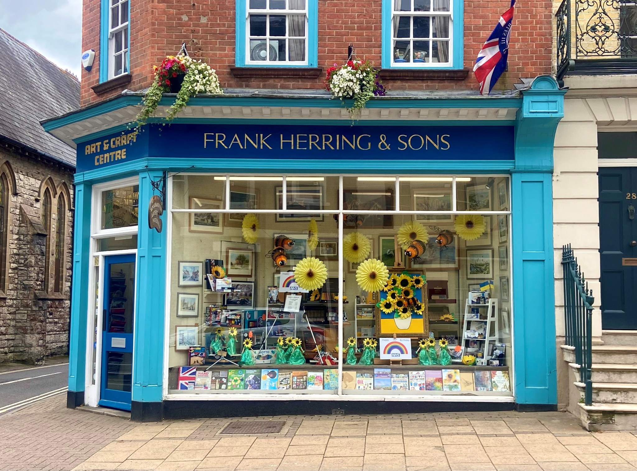 Frank Herring & Sons has been among the first local business to unveil their sunflower display