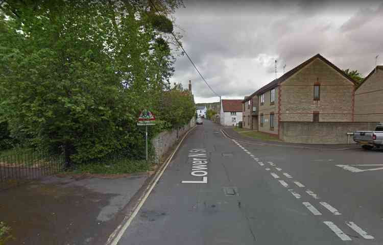 The incident happened in Lower North Street, Cheddar (Photo: Google Street View)