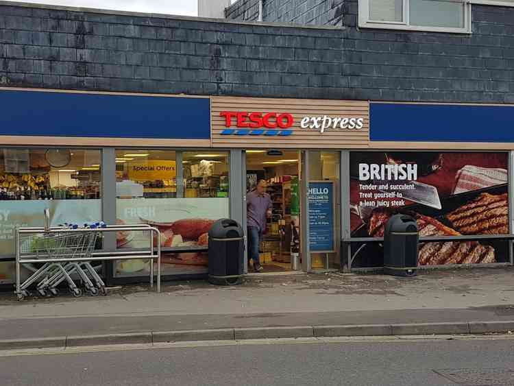 Tesco Express in Cheddar - see today's supermarket opening times (Photo: Craig Hooper)