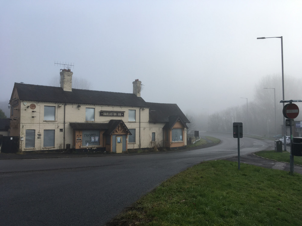 The Darlaston Inn, in Meaford, has been closed since 2018 due to falling trade (LDRS).