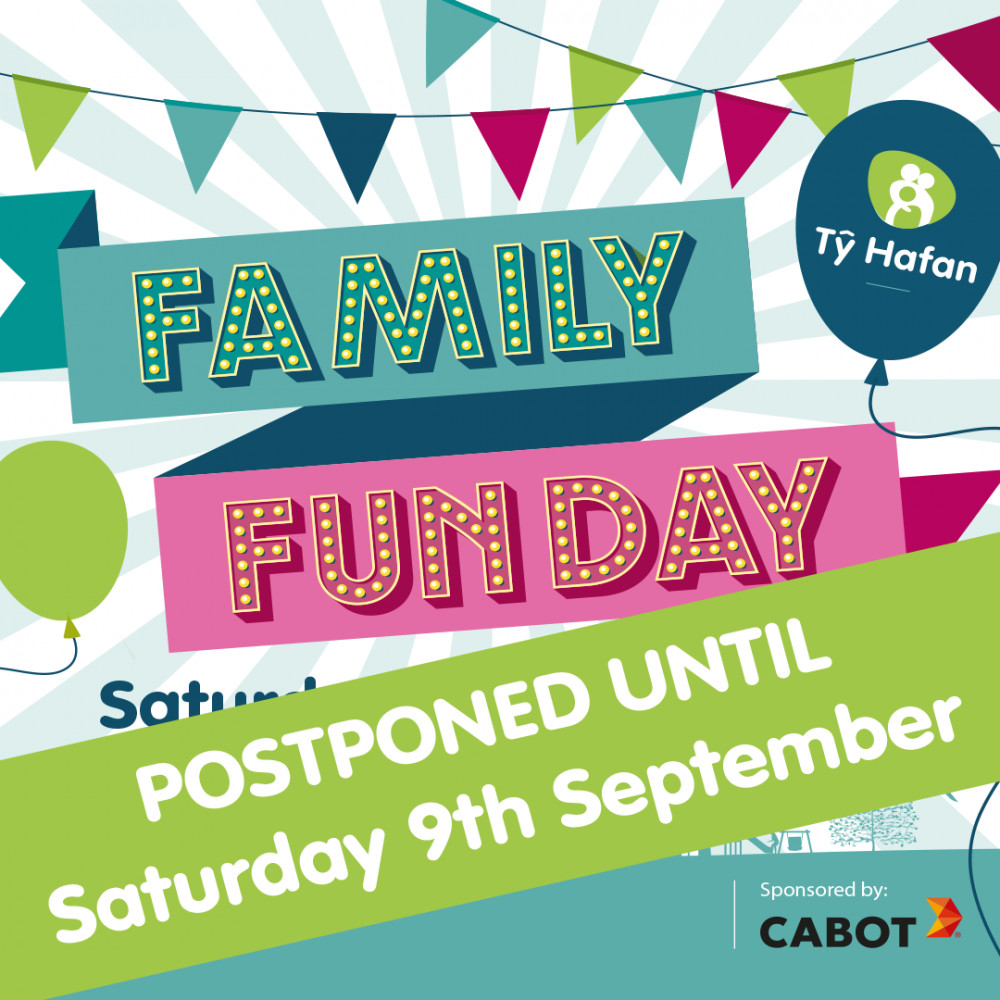 Tŷ Hafan's Family Fun Day will now take place on Saturday 9 September 2023