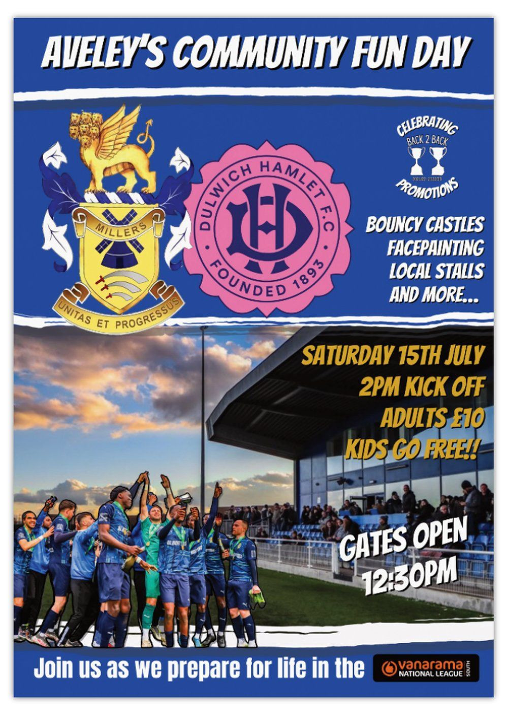 Aveley FC community day.