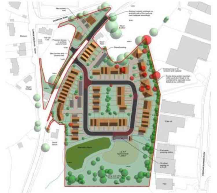 Plans of proposed houses at Steart Farm in Cheddar (Photo: Sainsbury's)