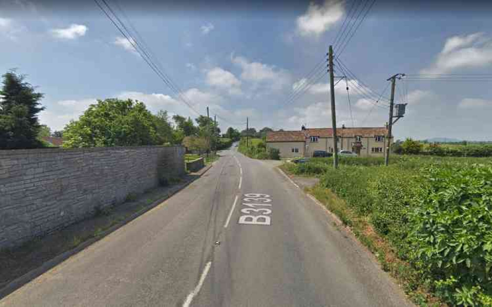 The B3139 in Blackford - see today's mobile speed camera locations (Photo: Google Street View)