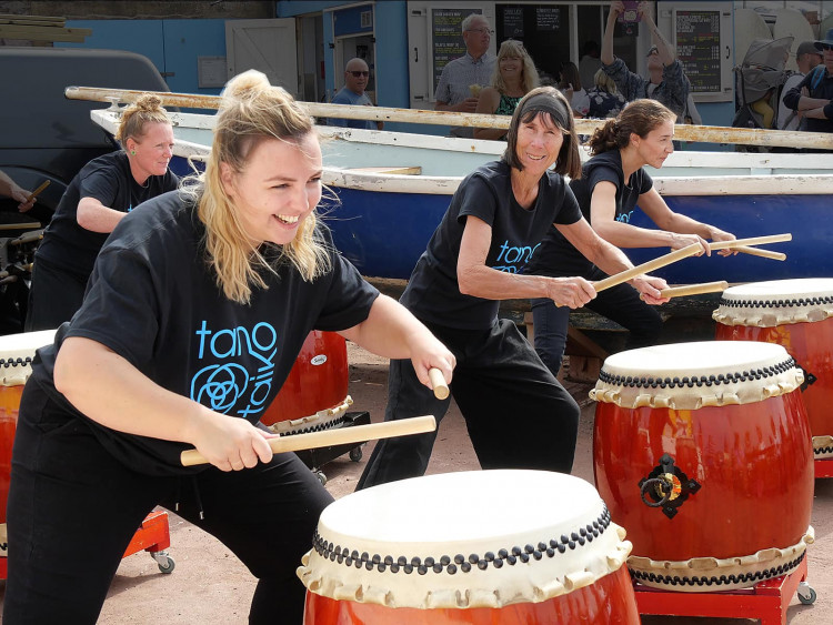 Tano Taiko drumming will return for the Natural Seaton Festival