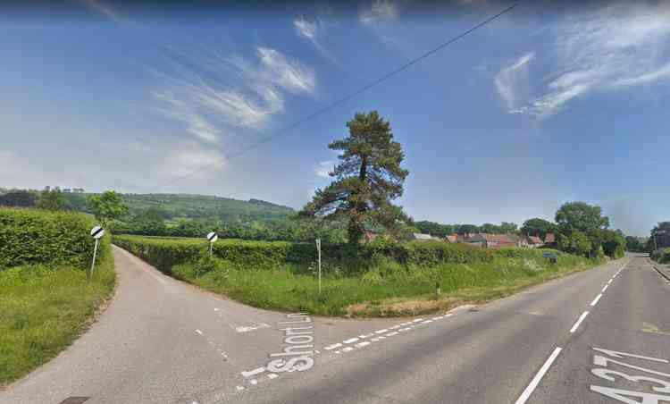 The field where the new homes were proposed to be built (Photo: Google Street View)