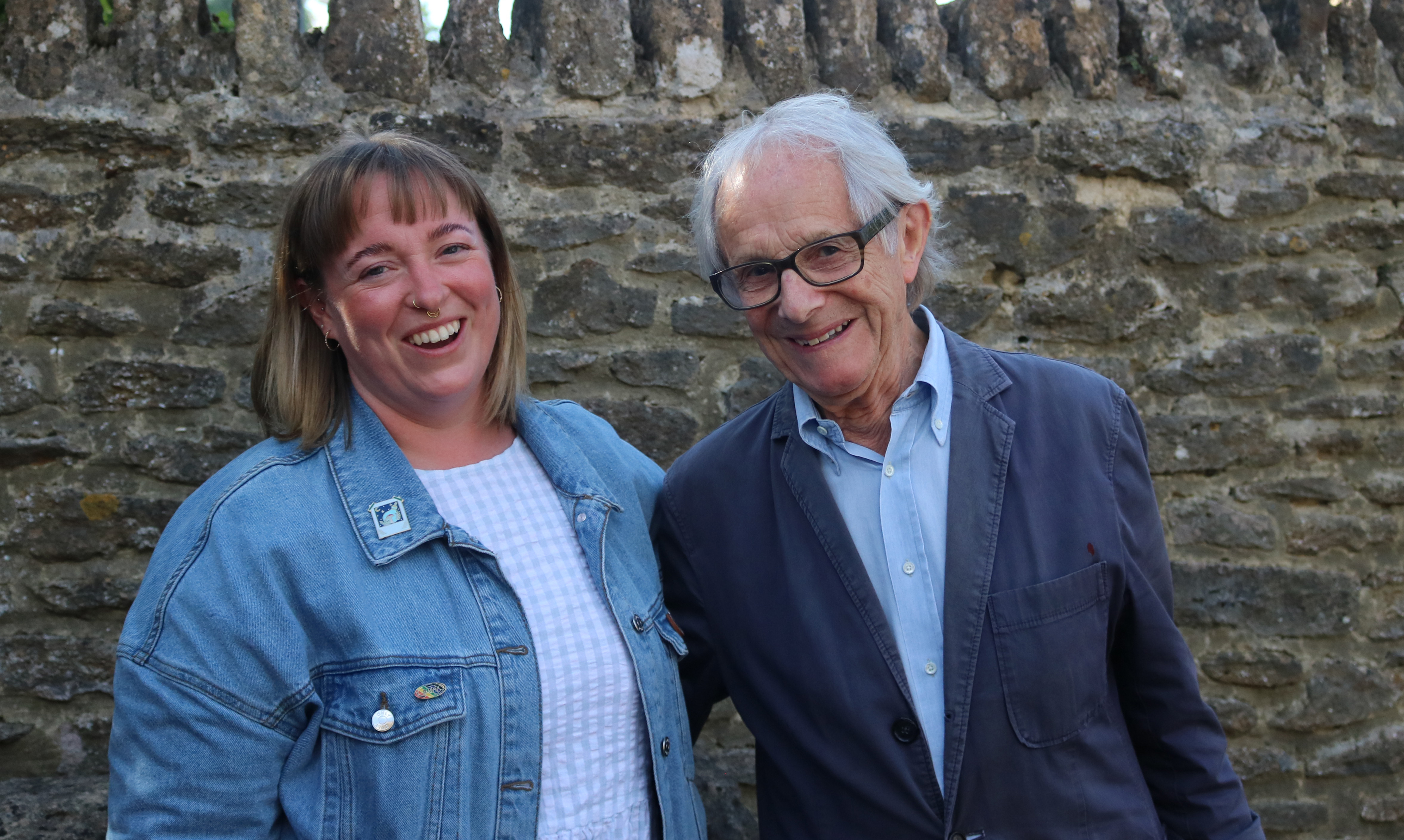 At Rosie's campaign launch none other than the legendary film director Ken Loach