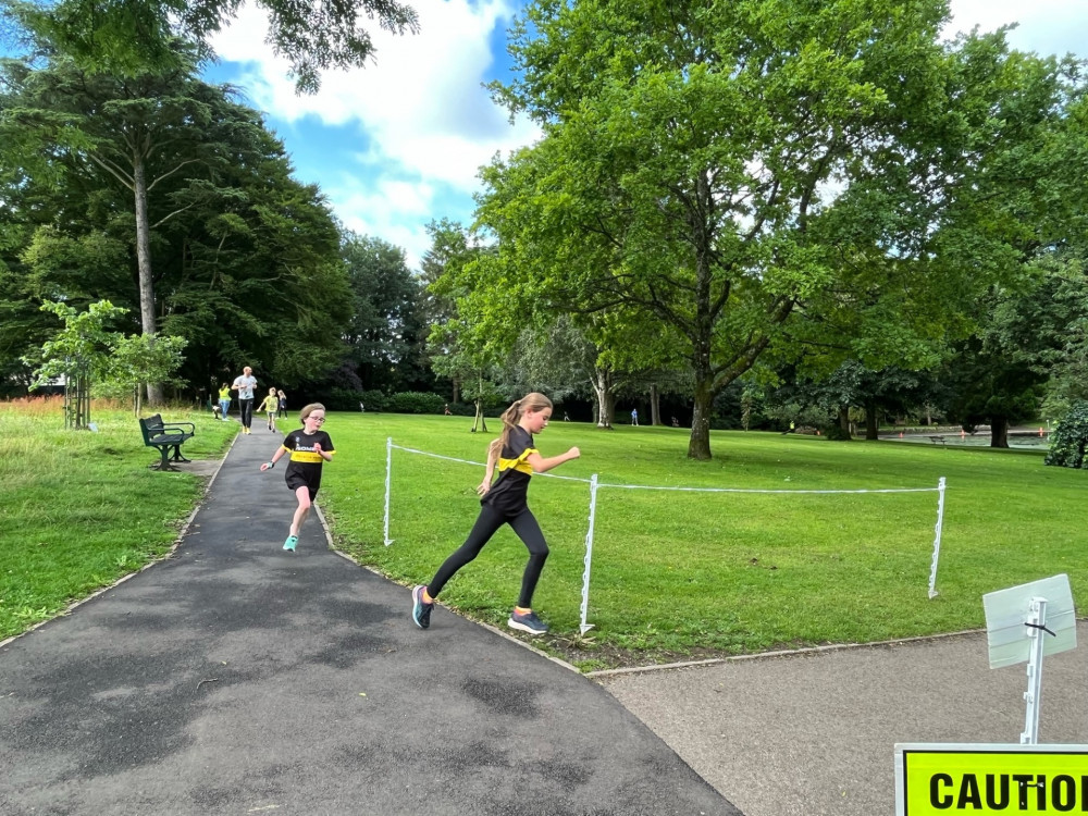 Youngsters in action over in Shepton Mallet