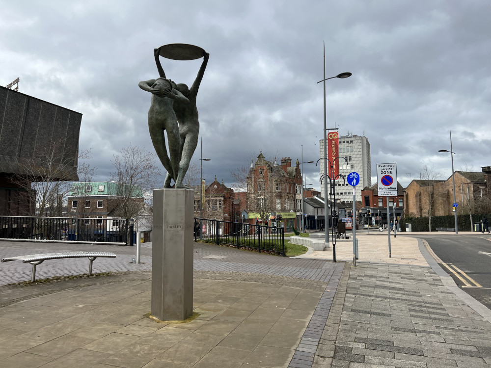 Police recovered the knife and drugs whilst patrolling Hanley town centre (Nub News). 