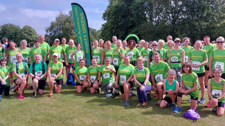 A Mighty Green Presence at Otter Rail and River 10k (SRC)