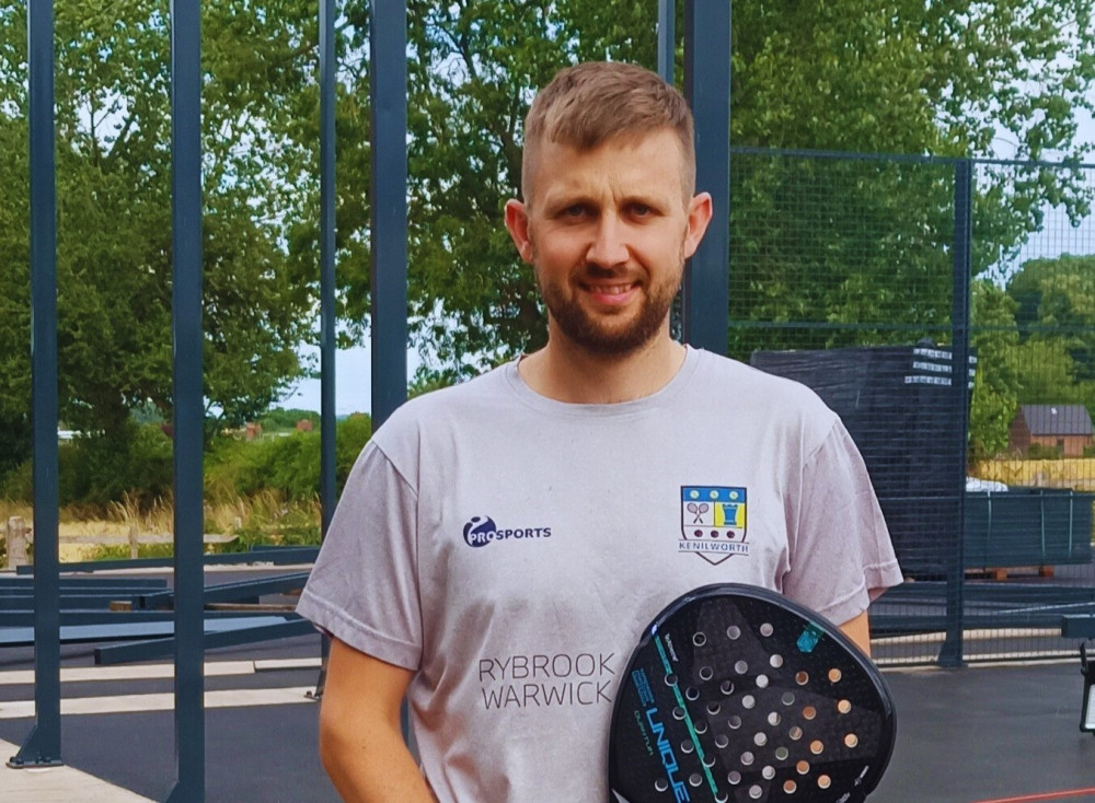 Guy Pearson has been announced as the new head padel coach at Kenwilorth Tennis, Squash & Croquet Club (image via KTSCC)