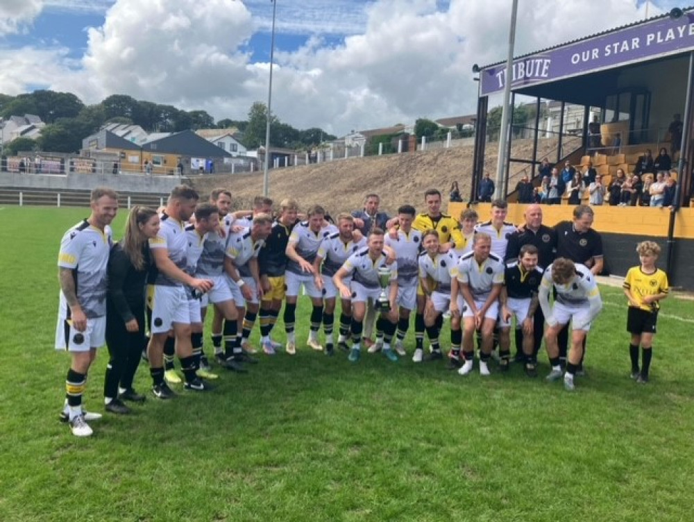 The Kernow team lifted the qualifying trophy after confirming their place in next years world cup. (Image: Max Goodman/ Nub News) 