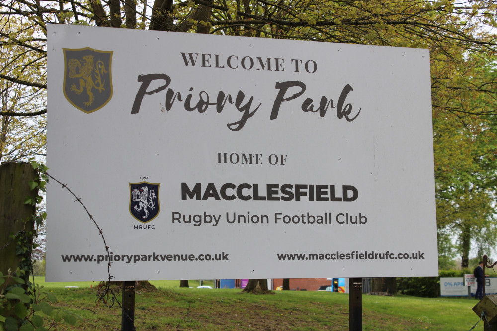 Macclesfield Rugby Club is located on Priory Lane. (Image - Alexander Greensmith / Macclesfield Nub News) 