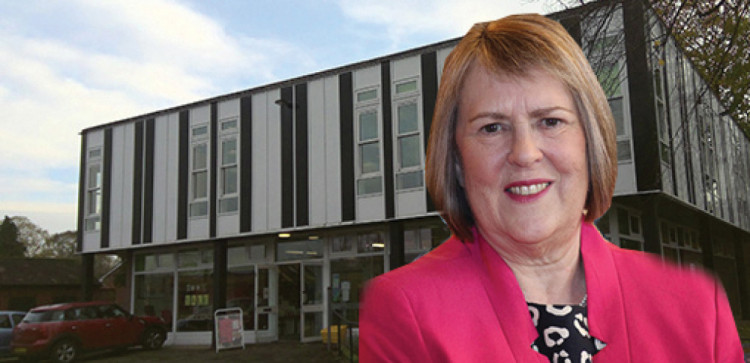Two Sandbach town councillors have attacked Fiona Bruce's comments.   