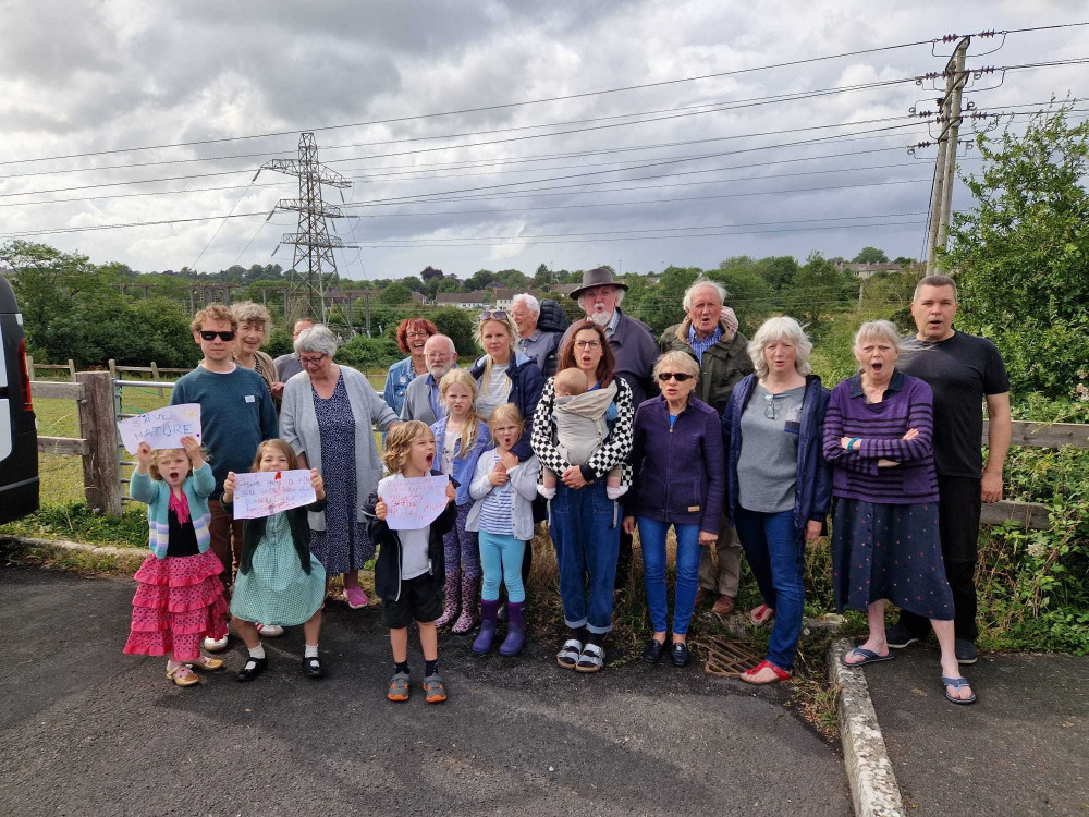 Residents Of Styles Close In Frome Are Campaigning Against The New Battery Energy Storage Site Holly Lawton 180723 (2)