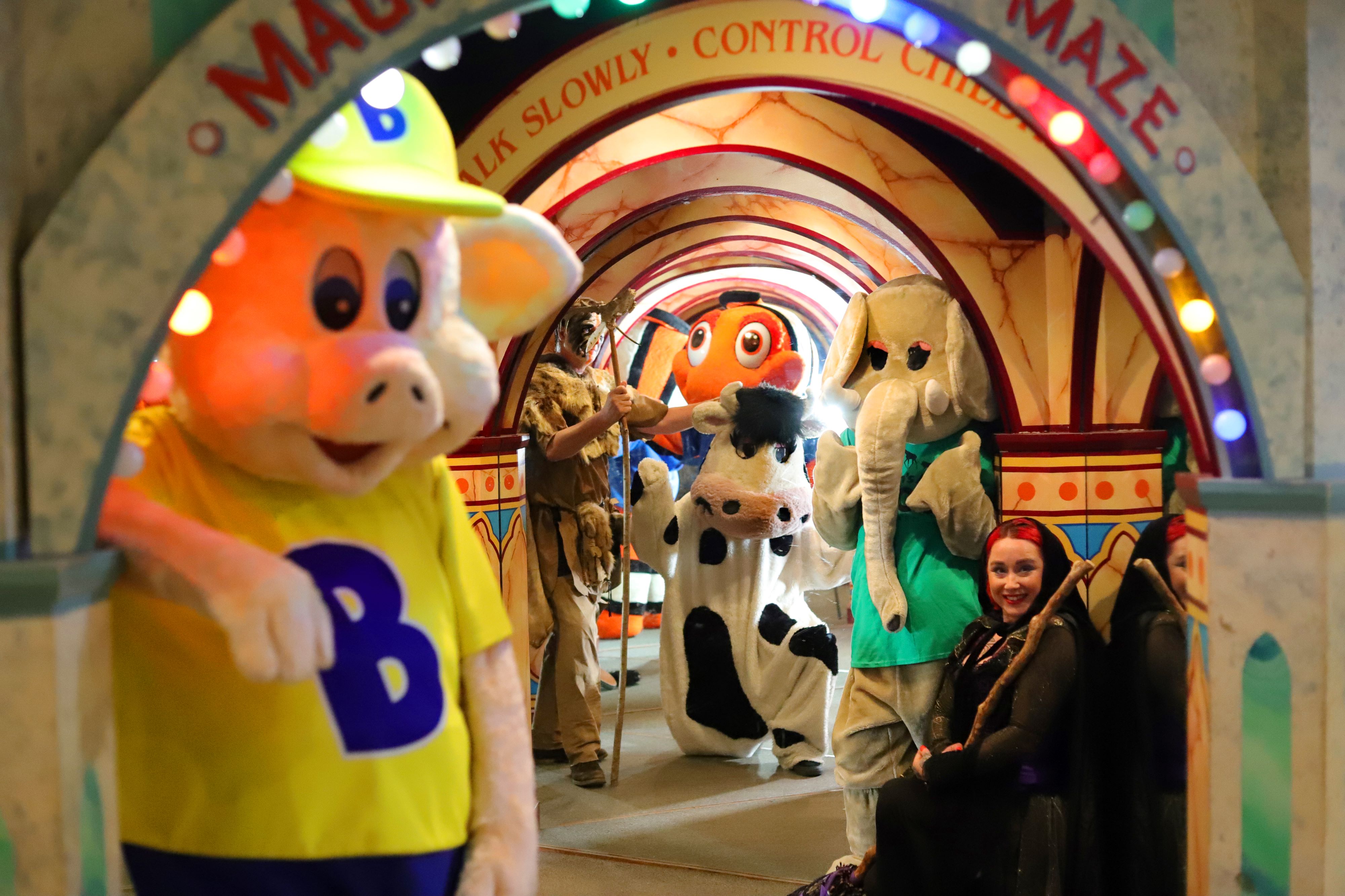 South West attractions mascots 