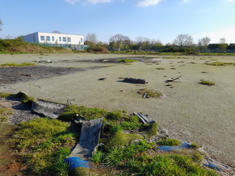 Peel Moat open space has been disused for a number of years, and could be in line for conversion into green community space (Image - Friends of Peel Moat Open Space)