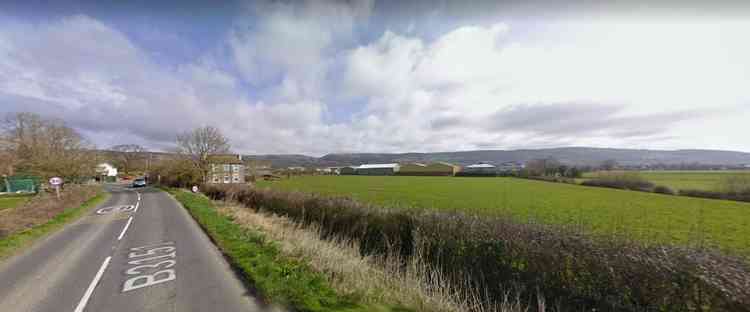 The Steart Farm site in Cheddar, seen from the B3151 (Photo: Google Maps)