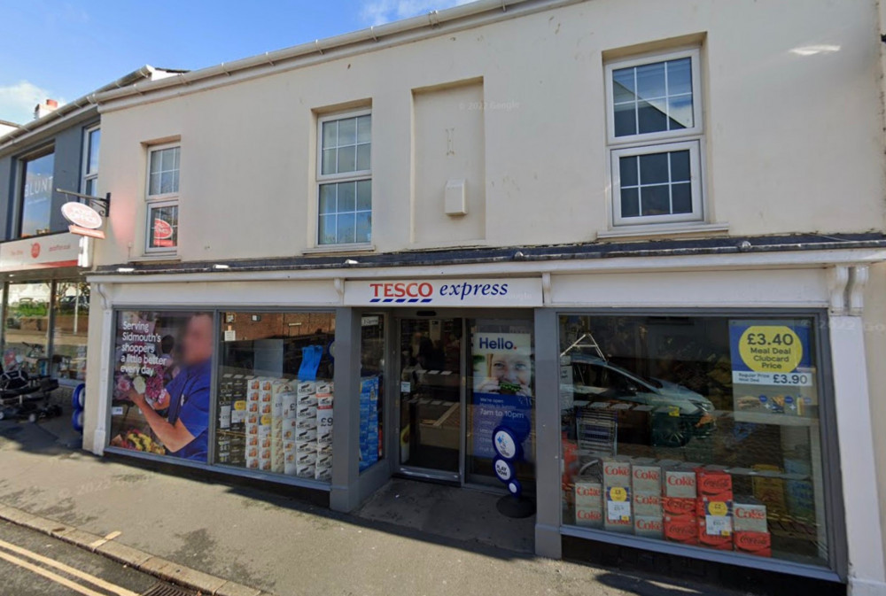 Tesco Express, Sidmouth (Google Maps)