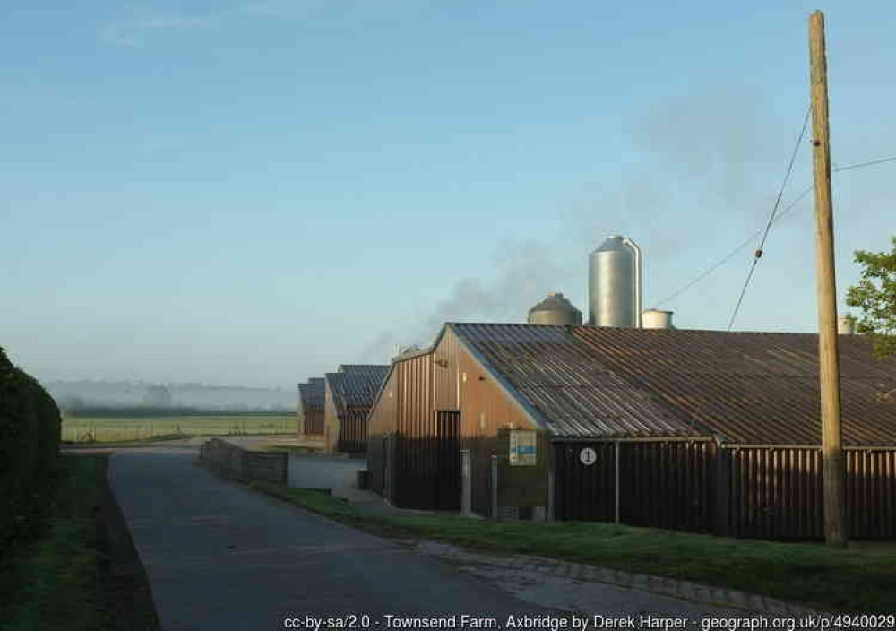 The power station was due to be next to Townsend Farm, Axbridge