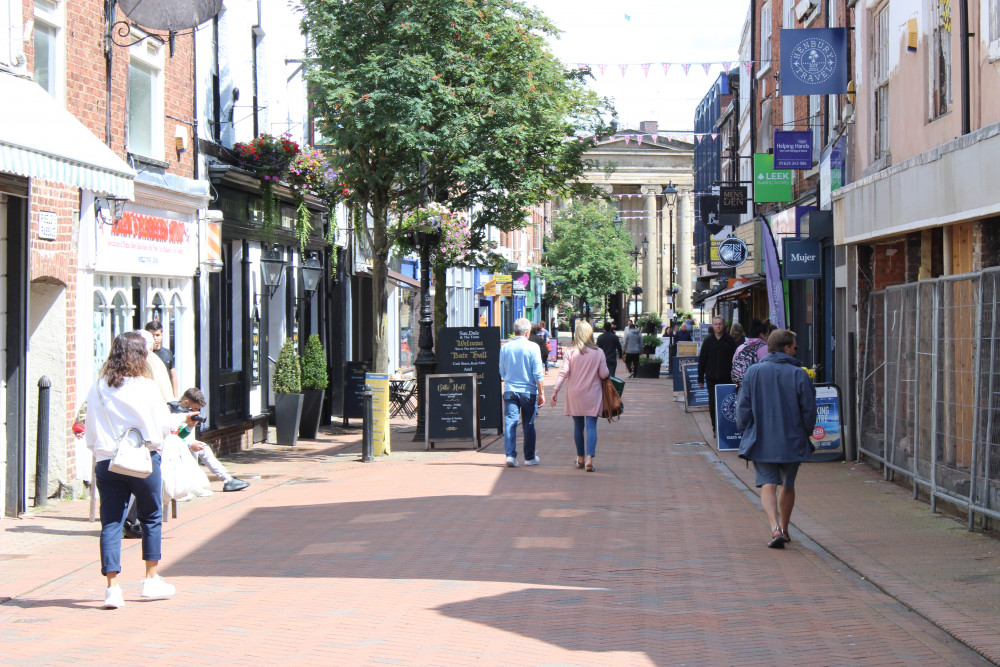 Chestergate in Macclesfield last week. (Image - Macclesfield Nub News) 