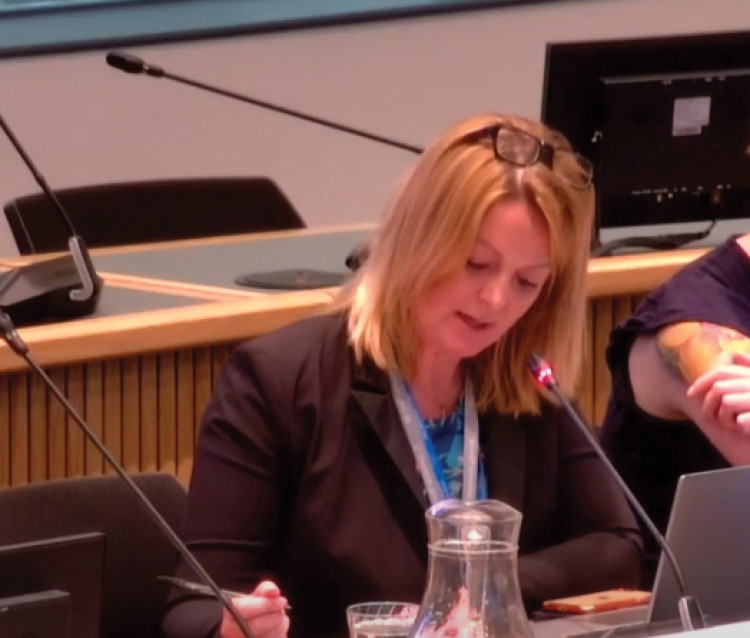 Aleksandra Mecan, health alliance director at Thurrock Council delivers the shocking news