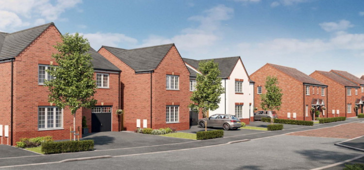 Taylor Wimpey was originally refused planning permission for the Warwick development in March (image via planning application)