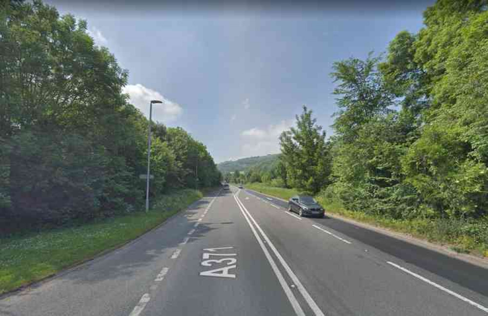 The A371 Axbridge bypass is closed following a fatal crash (Photo: Google Street View)