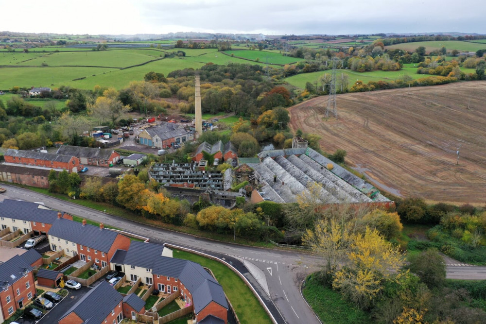 The whole site, looking towards the West – Wellington Mills CIC