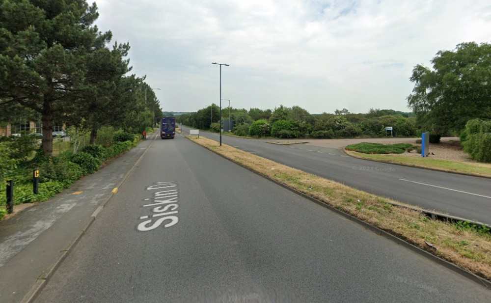 Emergency services were called to the scene at Siskin Park last Wednesday (image via google.maps)