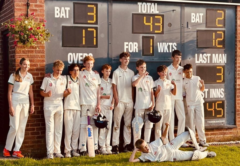 Elworth Cricket Club’s U13s after their success. (Photo: Elworth Cricket Club)