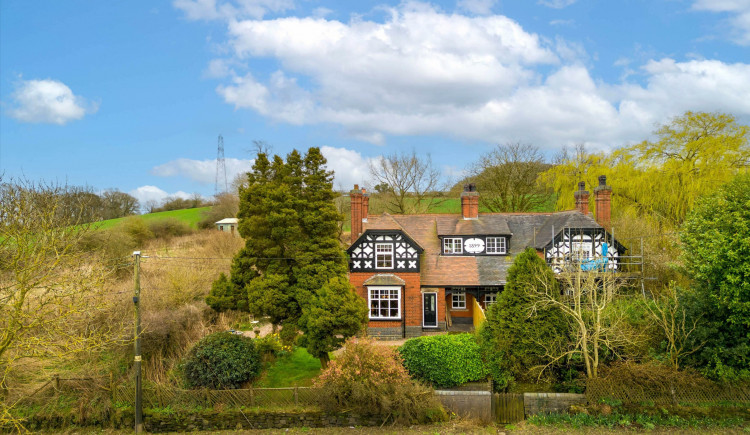 Grange Cottages is situated on Trentham Road in Newcastle-under-Lyme and is currently on the market for £445,000 (Stephenson Browne). 