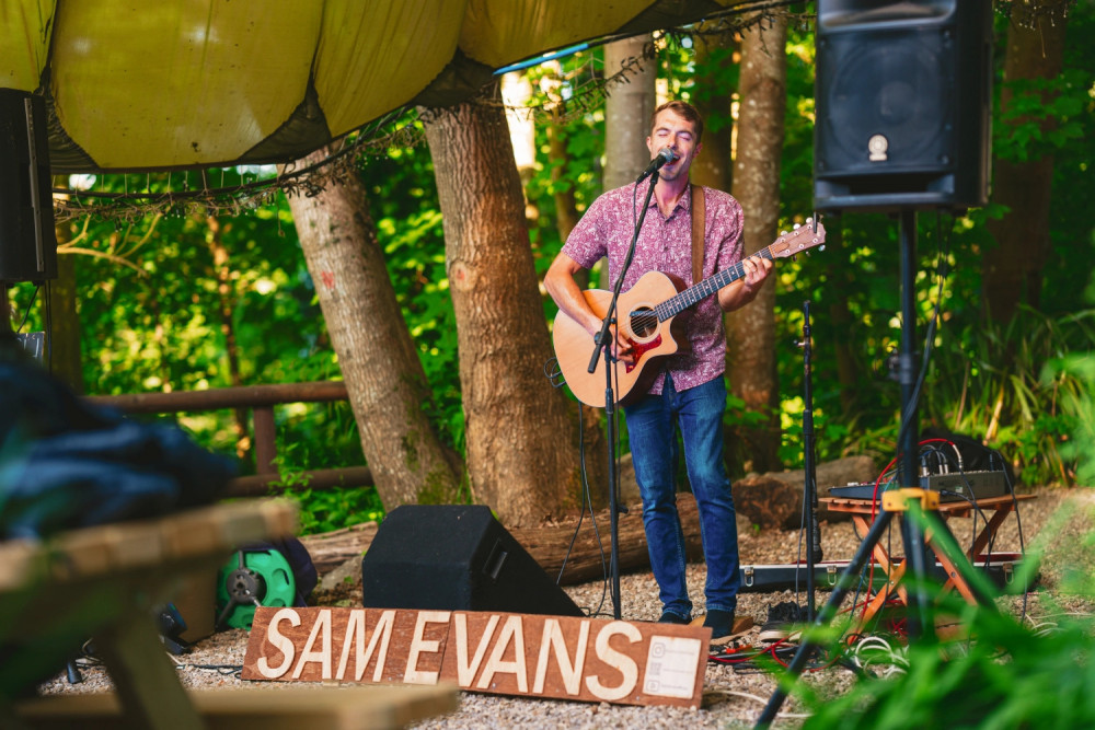 Sam Evans is playing at the White Hart this weekend