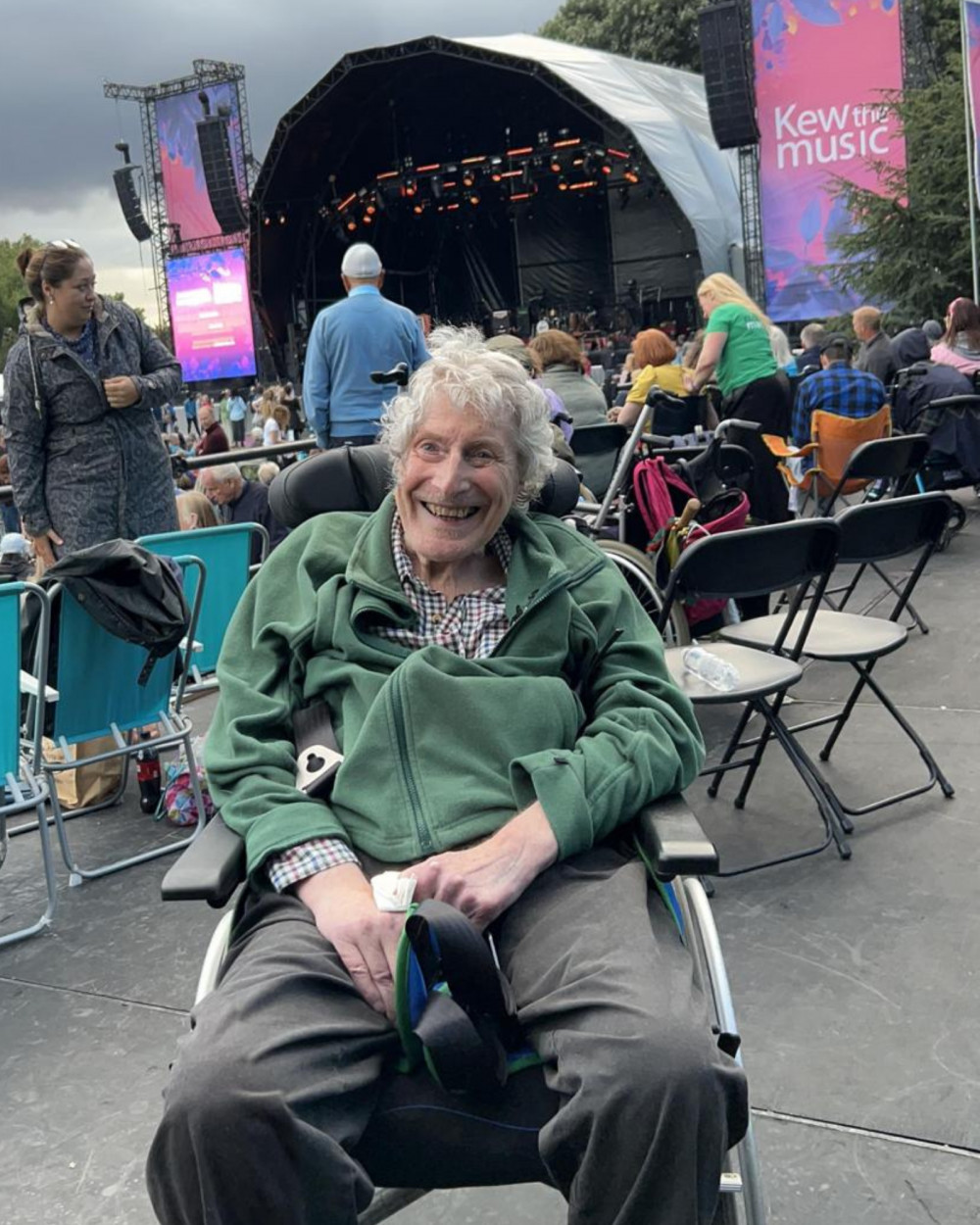 A local home care company supported three customers to attend Kew the Music, held in the Royal Botanic Gardens.
