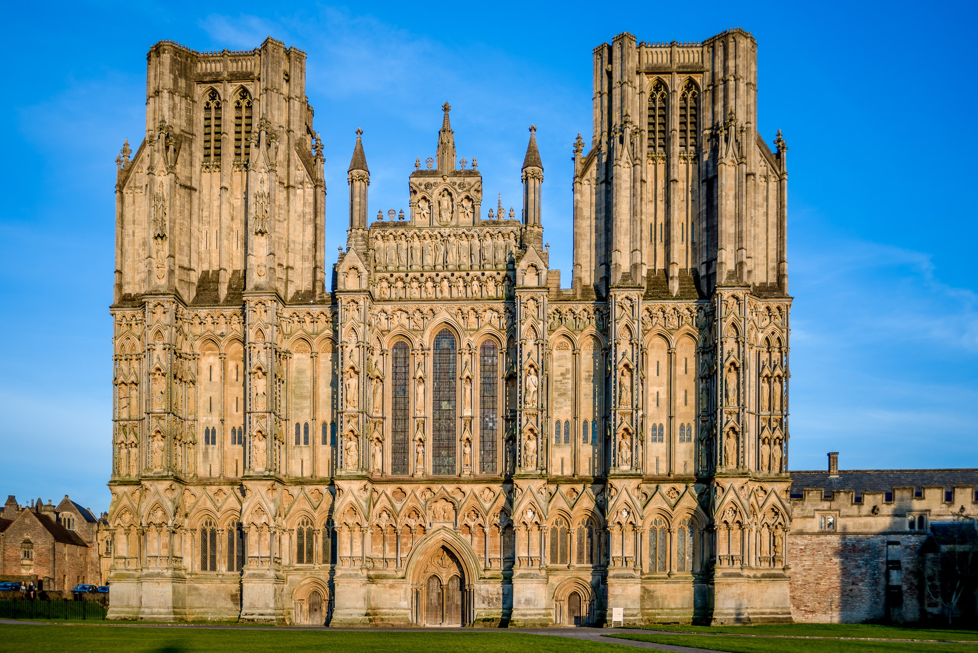 The magnificent Gothic West Front of Wells Cathedral will be the inspiration for public drawing sessions during WAC