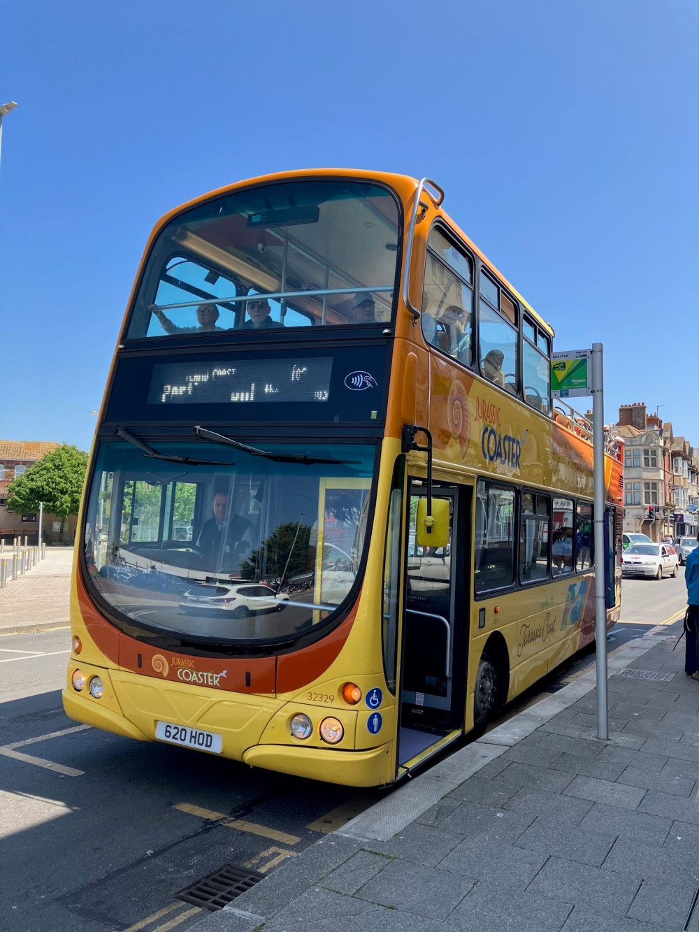 First Bus has extended its open top Jurassic Coaster route for the summer