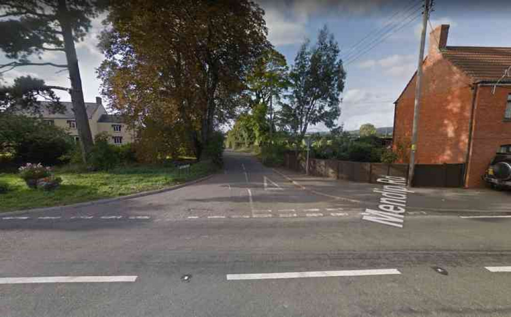 The dog was rescued from a rhyne in Mendip Road, Rooksbridge (Photo: Google Street View)