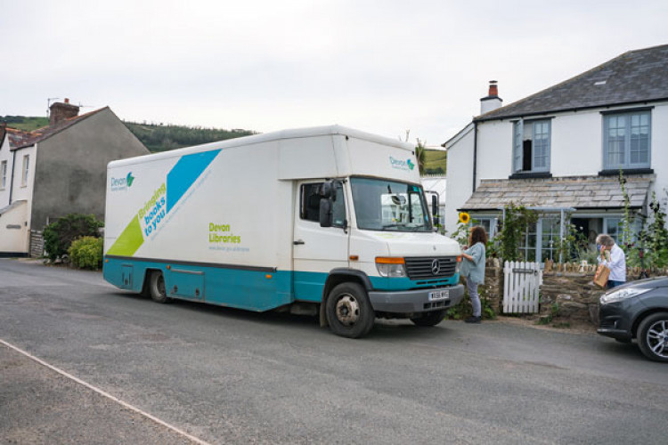 One of Devon's mobile libraries (LDRS)