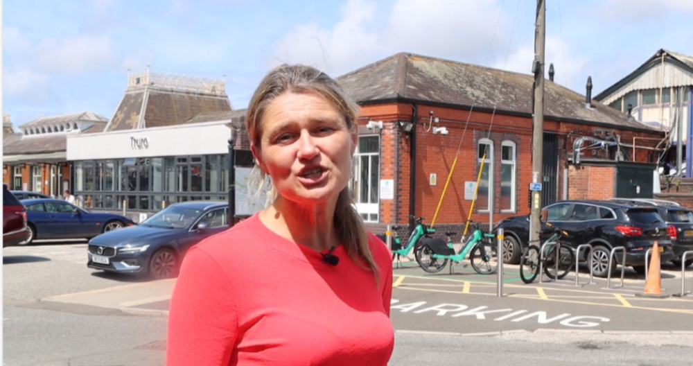 Falmouth Cllr Jayne Kirkham has been vocal about how important Truro ticket office is for passengers in the area. (Image: Jayne Kirkham) 