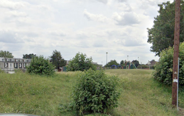 The open space near Aluric Close