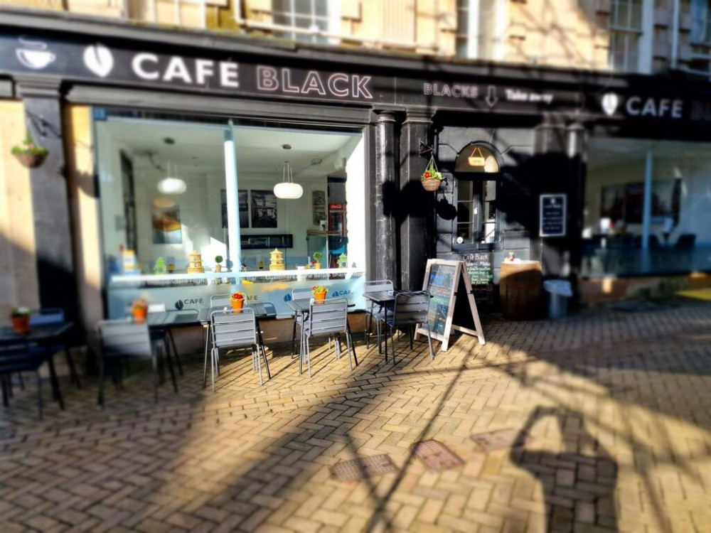 Café Black is a popular spot on Stamford' High Street. Image credit: Rightmove / LHH Solutions Ltd. 