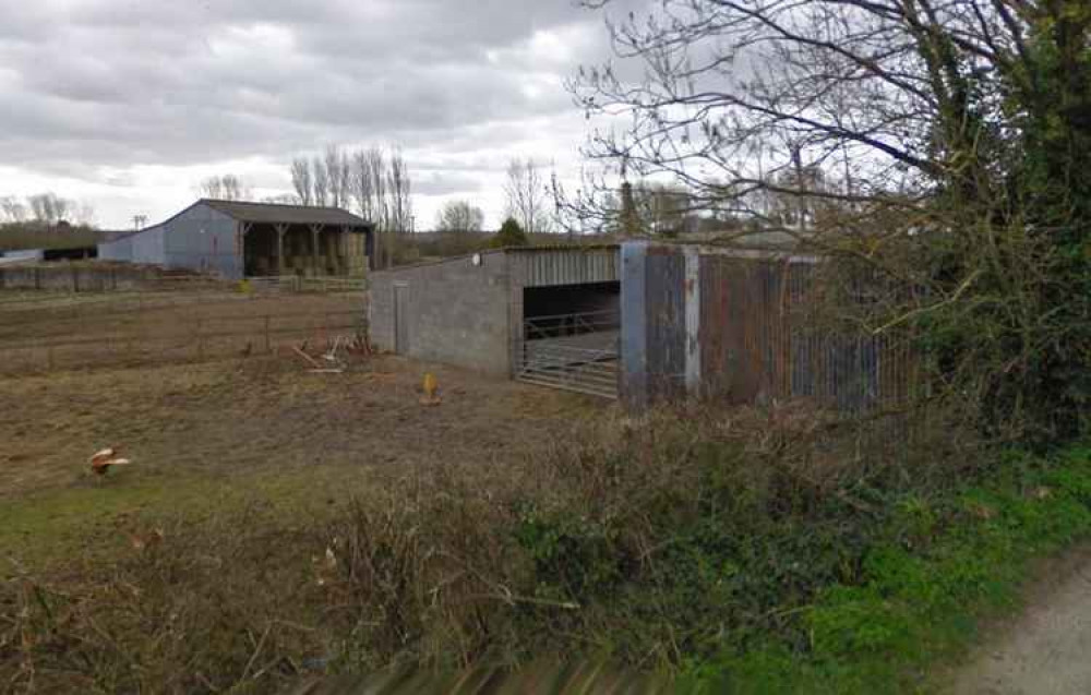 Looking towards the barn in Axbridge that will be converted into a home (Photo: Google Street View)