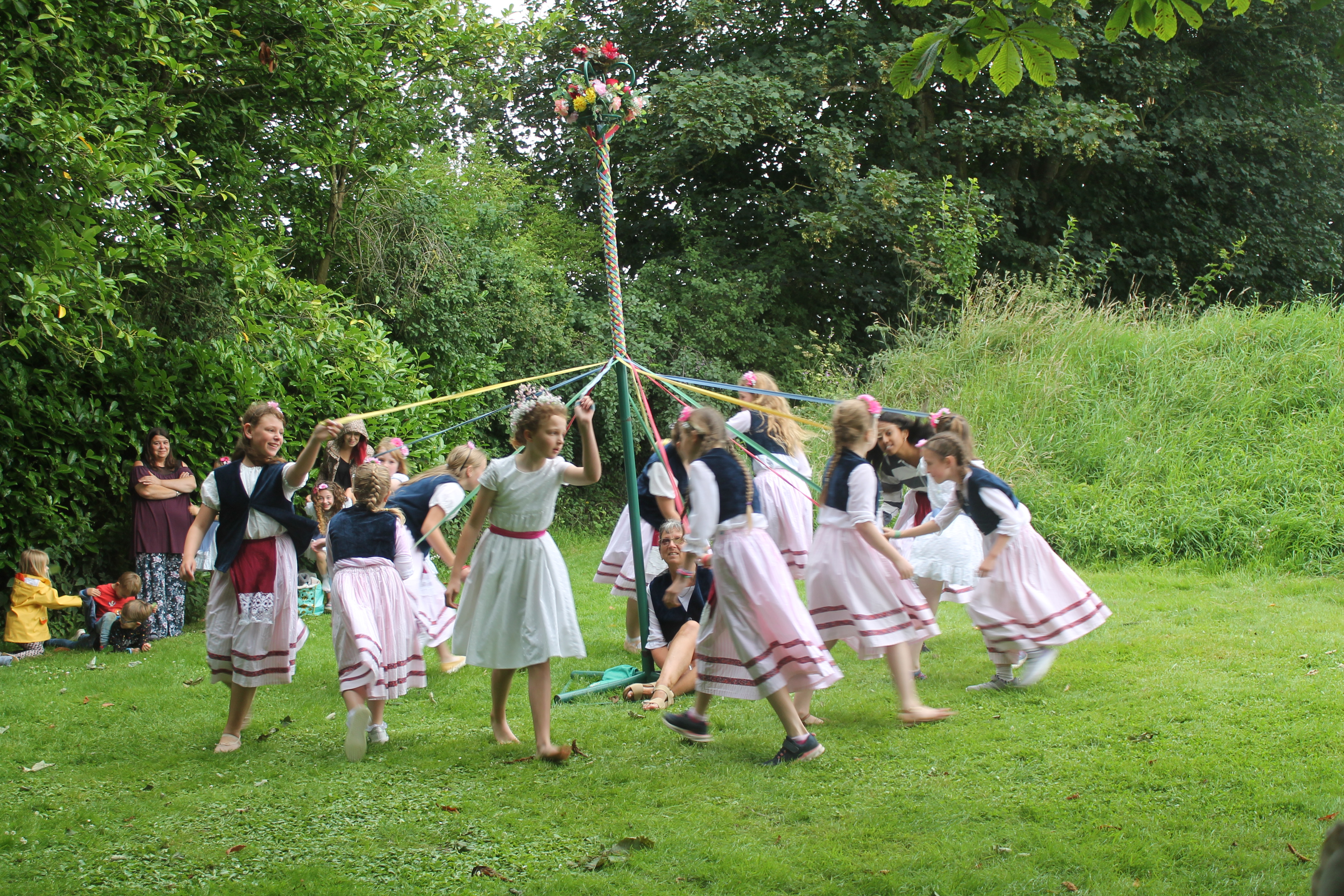 The Lyric School of Dancing impressed with traditional maypole dancing