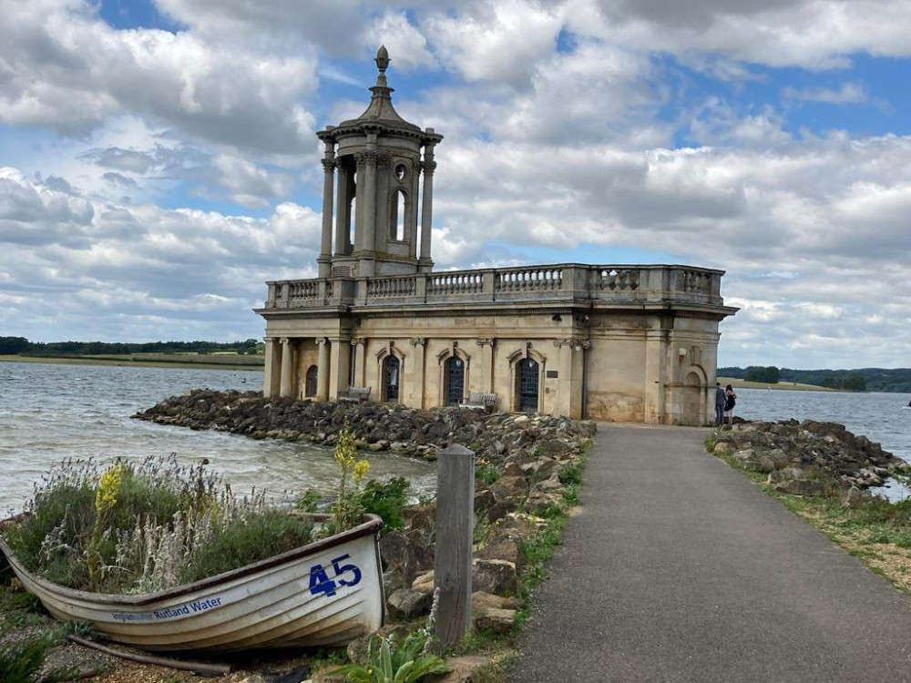 Normanton Church, Rutland Water, East Mids. Image credit: Nub News. 