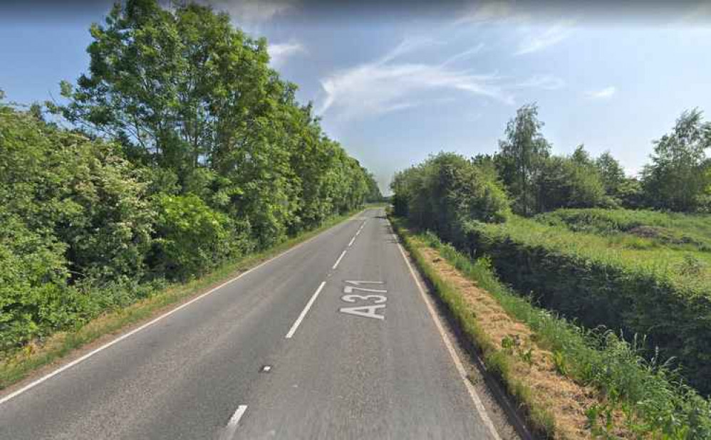 The woman was rescued from a ditch on the A371 Draycott Road (Photo: Google Street View)