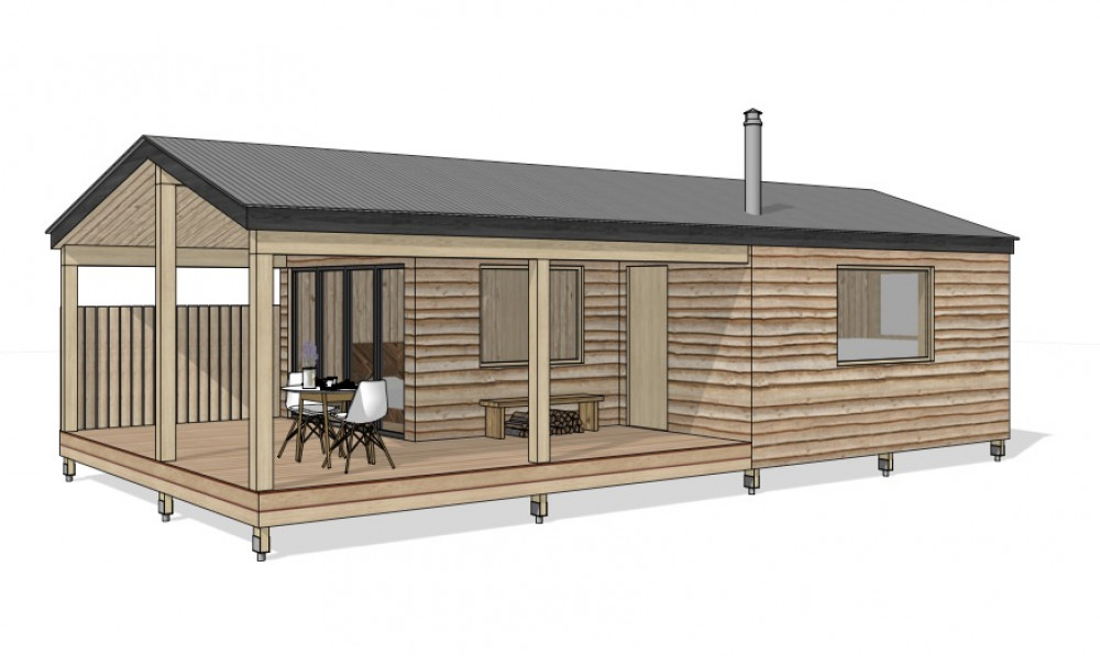 An illustration of the proposed cabins