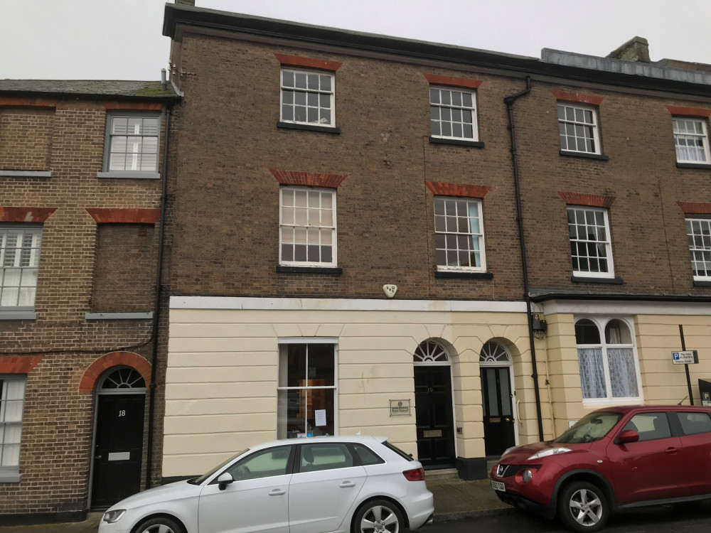 The town council offices in North Square, Dorchester